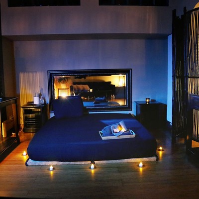Sensuality in the purple room
